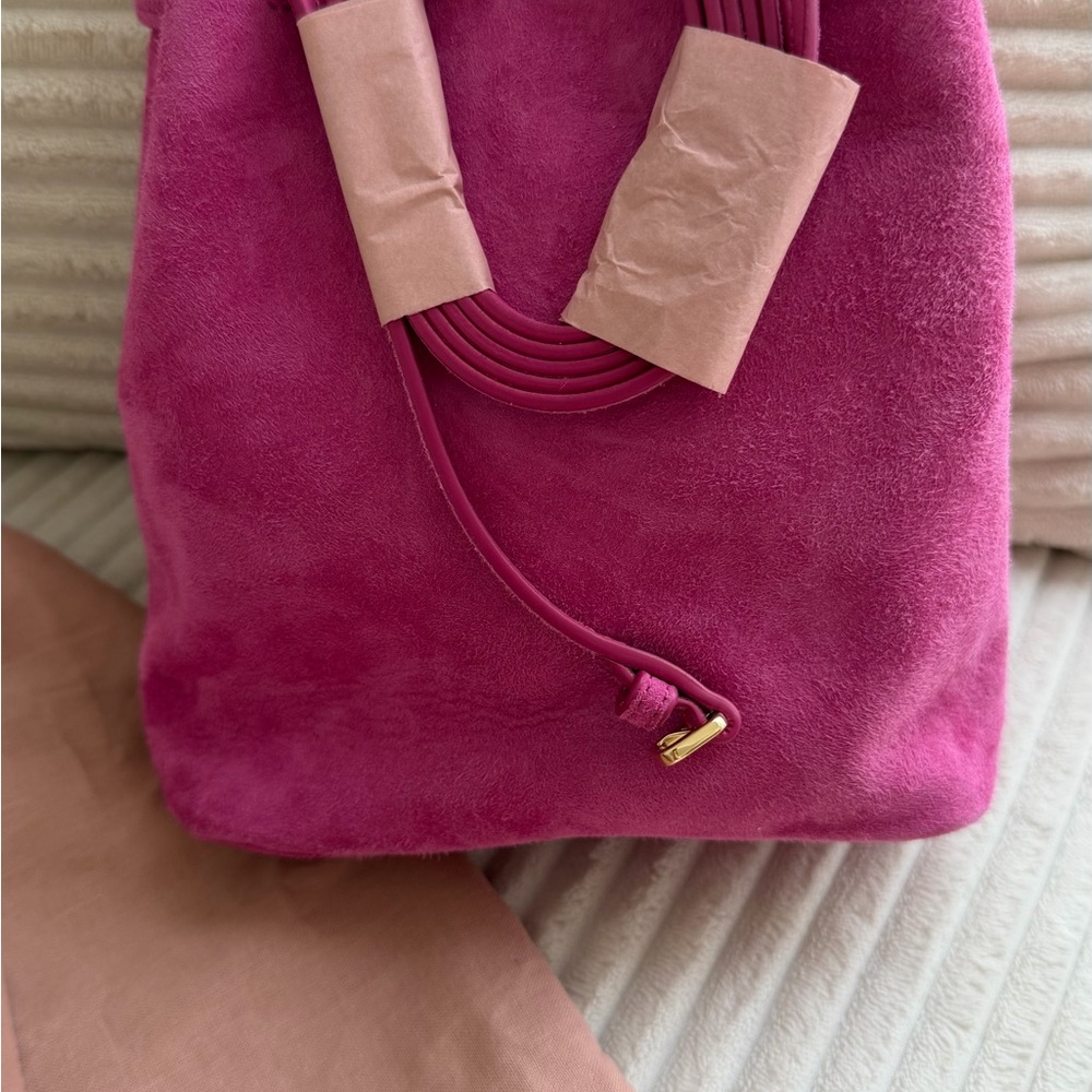 Miu Miu Fuchsia Suede Mini Bag